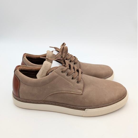 Madden Lickky Plain Toe Derby Shoes Lace-Up Men's Taupe Size US8.5 EU41-42 - Picture 3 of 11